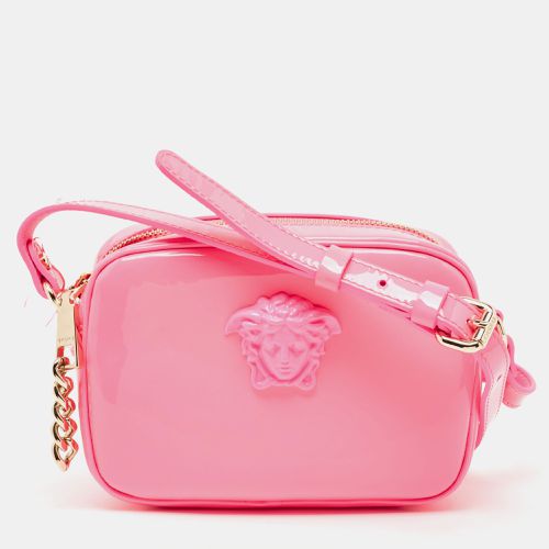 Neon Patent Leather Palazzo Camera Crossbody Bag - Versace - Modalova