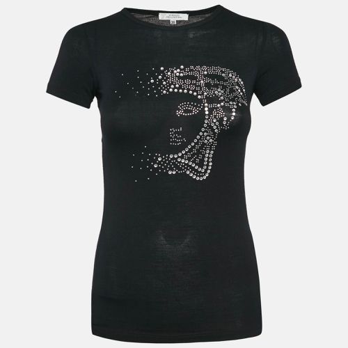 Jersey Medusa Embellished T-Shirt S - Versace Collection - Modalova