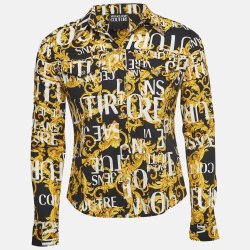 Baroque Printed Cotton Shirt L - Versace Jeans Couture - Modalova