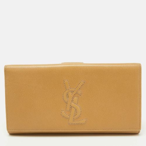 Leather Belle De Jour Continental Wallet - Yves Saint Laurent - Modalova