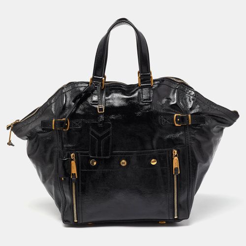 Patent Leather Large Downtown Tote - Yves Saint Laurent - Modalova