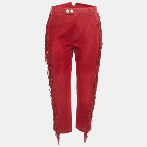 Suede Fringed Play Frange Trousers M - Zadig & Voltaire - Modalova