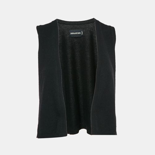 Wings Studded Cashmere Sleeveless Dublin Cardigan S - Zadig & Voltaire - Modalova