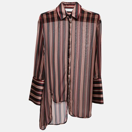 Striped Georgette Asymmetrical Shirt L - Zimmermann - Modalova