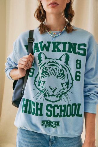 Womens Stranger Things Hawkins High Oversized Sweatshirt - - L - Nasty Gal - Modalova