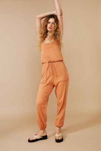 Womens Jersey Tie Waist Detail Jumpsuit - - 10 - Nasty Gal - Modalova