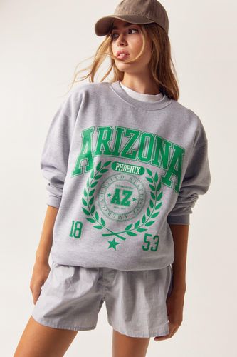 Womens Arizona Oversized Graphic Sweatshirt - - S - Nasty Gal - Modalova