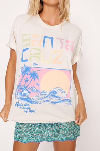 Womens Santa Cruz Oversized Graphic T-shirt - - XS - Nasty Gal - Modalova