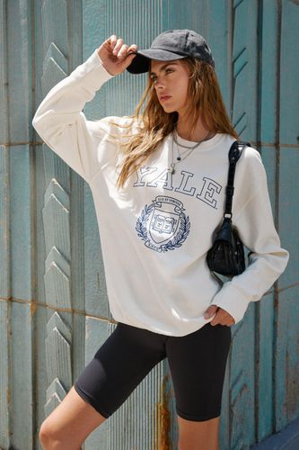 Womens Yale Oversized Graphic Sweatshirt - - S - Nasty Gal - Modalova