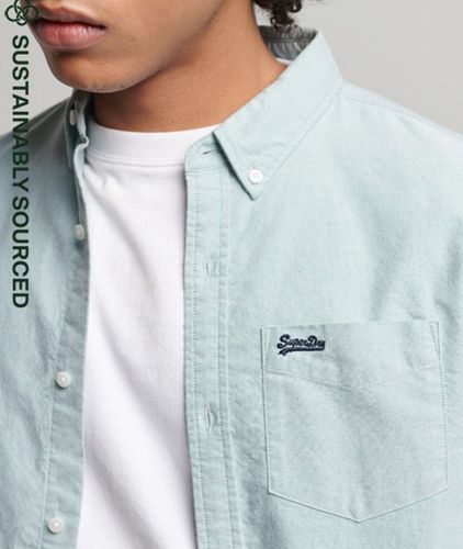 Men's Vintage Oxford-hemd aus Bio-baumwolle - Größe: M - Superdry - Modalova