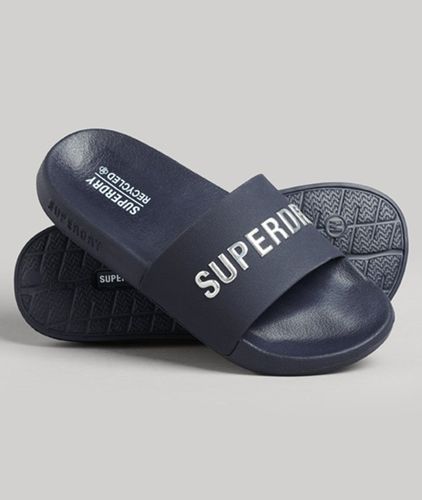 Damen Code Logo Badesandalen - Größe: M - Superdry - Modalova