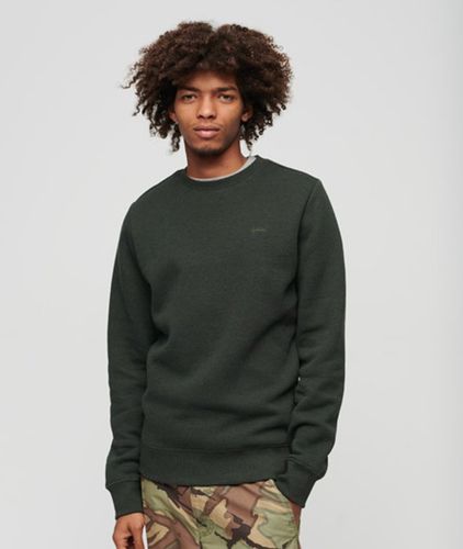 Herren Essential Logo Sweatshirt mit Rundhalsausschnitt - Größe: L - Superdry - Modalova