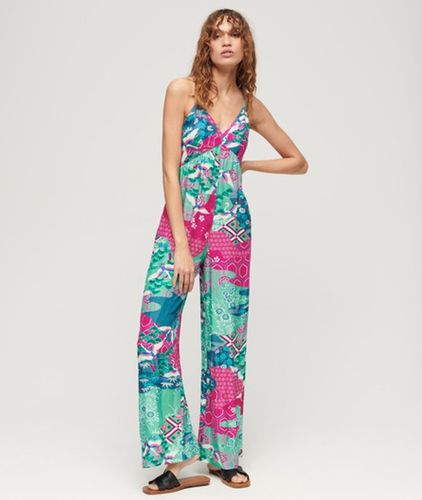 Damen , und Träger-Jumpsuit mit Print, Größe: 36 - Superdry - Modalova