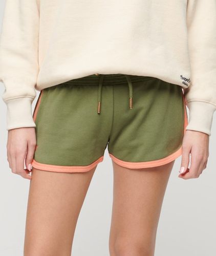 Damen Athletic Essentials Logo Racer Shorts - Größe: 36 - Superdry - Modalova