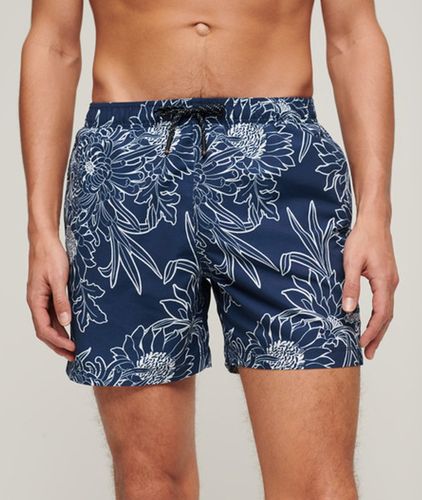 Herren 15-Zoll Badeshorts aus Recyceltem Material mit Print - Größe: L - Superdry - Modalova