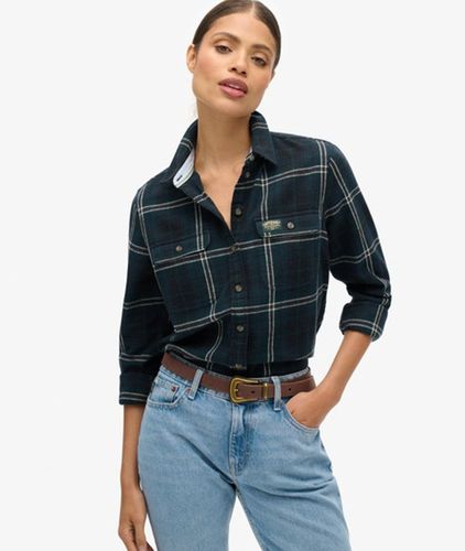 Damen Flanellhemd mit Holzfällerkaros - Größe: 36 - Superdry - Modalova