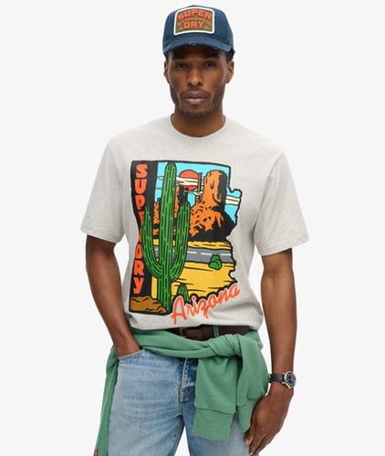 Herren Travel Postcard T-shirt mit Grafikprint - Größe: Xxl - Superdry - Modalova