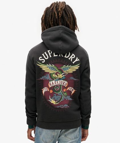 Herren Tattoo Hoodie mit Grafikprint - Größe: M - Superdry - Modalova