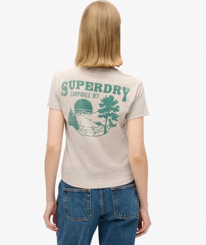 Damen Figurbetontes Lo-fi Outdoor-t-shirt - Größe: 38 - Superdry - Modalova