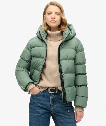 Damen Sports Steppjacke mit Kapuze - Größe: 40 - Superdry - Modalova