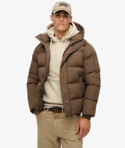 Herren Steppjacke mit Kapuze - Größe: L - Superdry - Modalova