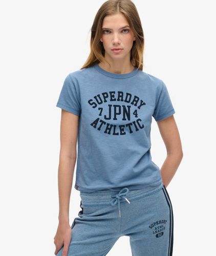 Damen Figurbetontes Athletic Essentials T-Shirt Mit Grafikdruck, Größe: 36 - Superdry - Modalova