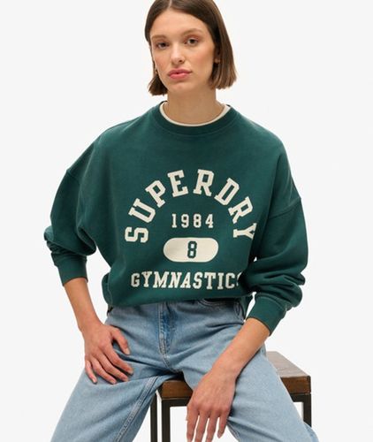 Damen Athletic Essentials Sweatshirt mit Print in Übergröße - Größe: 40 - Superdry - Modalova