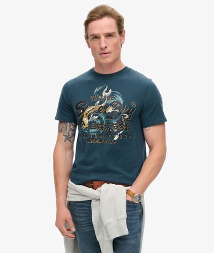 Herren Tokyo T-shirt mit Grafik - Größe: XL - Superdry - Modalova
