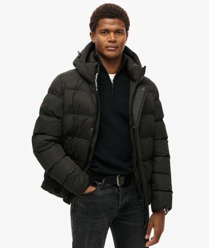 Herren Sport-steppjacke aus Mikrofaser mit Kapuze - Größe: L - Superdry - Modalova