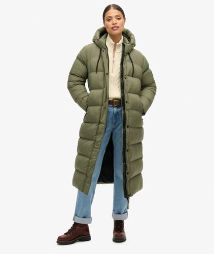 Damen Langer Ripstop-steppmantel - Größe: 36 - Superdry - Modalova
