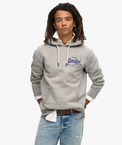 Herren Klassisches Vintage Hoodie mit Grafiklogo - Größe: L - Superdry - Modalova