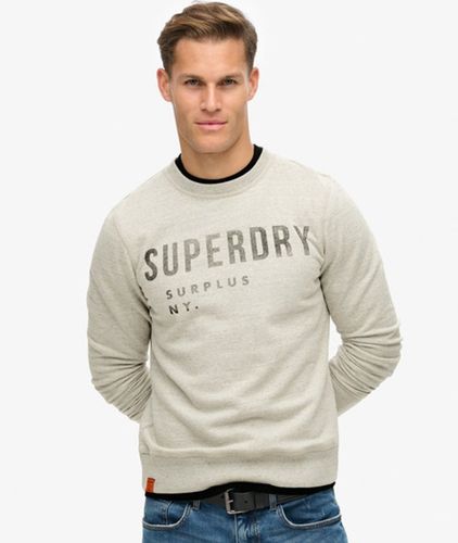 Herren Surplus Sweatshirt mit Rundhalsausschnitt und Grafik - Größe: M - Superdry - Modalova