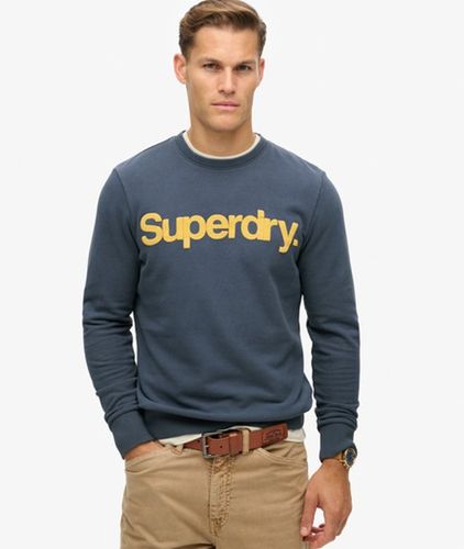 Herren Classic Core Sweatshirt mit Logo - Größe: Xxl - Superdry - Modalova