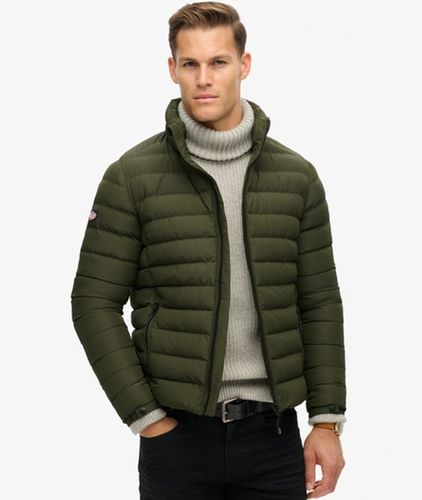 Herren Fuji Steppjacke mit Print - Größe: L - Superdry - Modalova