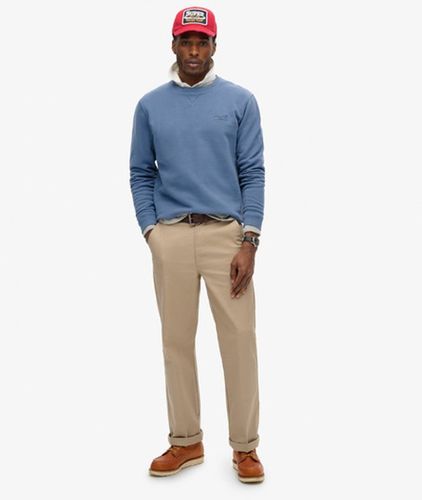 Mens Loose Fit Essential Logo Crew Sweatshirt, , Size: L - Superdry - Modalova