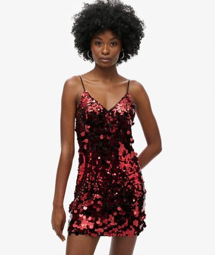 Damen Disco-minikleid mit Pailletten - Größe: 42 - Superdry - Modalova