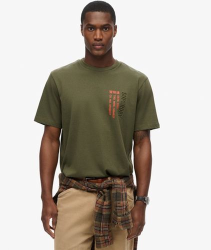 Herren Locker Geschnittenes Utility Sport T-shirt mit Logo - Größe: XL - Superdry - Modalova