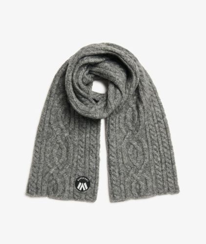 Damen Luxuriöser Strickschal mit Zopfmuster - Größe: 1Größe - Superdry - Modalova