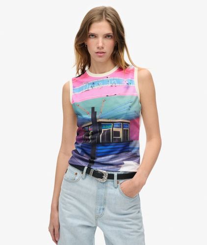 Damen , und Sub Oberteil mit Print Grafikdruck, Größe: 42 - Superdry - Modalova