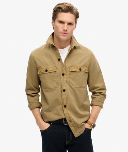 Herren Military Langarm-overshirt - Größe: M - Superdry - Modalova