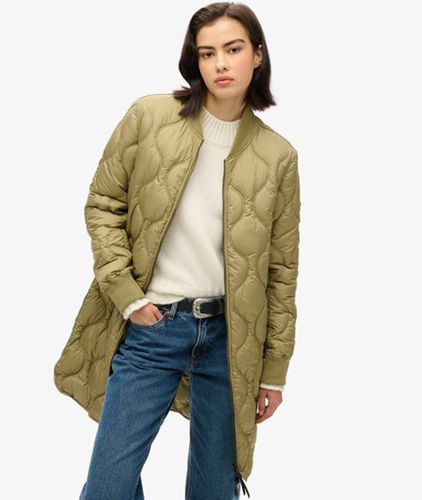 Damen Lang Geschnittener Studios Mantel - Größe: 40 - Superdry - Modalova