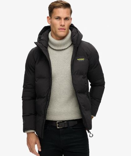 Herren Kastige Steppjacke mit Kapuze - Größe: M - Superdry - Modalova