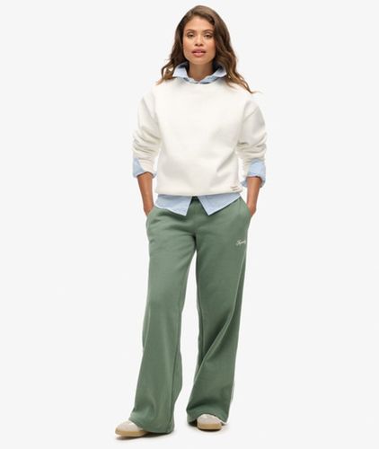 Damen Country Club Jogginghose mit Geradem Bein - Größe: 40 - Superdry - Modalova