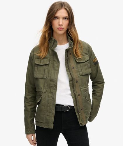 Damen Klassische Verzierte M65 Jacke Bedruckt, Größe: 44 - Superdry - Modalova