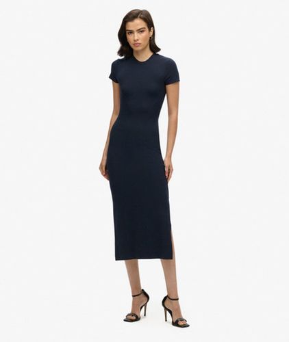 Women's Midi T-shirt Dress / Eclipse - Size: 14 - Superdry - Modalova