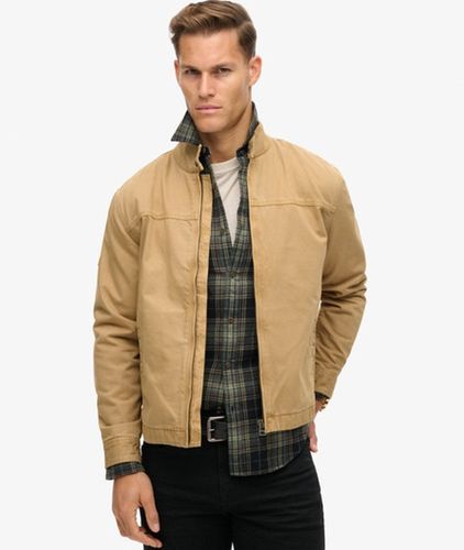 Men's Classic Harrington Jacket / Canyon Beige - Size: XL - Superdry - Modalova