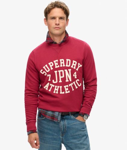 Herren Athletic Sweatshirt mit Print - Größe: S - Superdry - Modalova