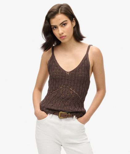 Damen Häkeldetail Trägertop, , Größe: 40 - Superdry - Modalova