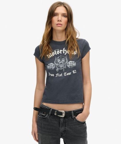 Damen Motörhead x Band-t-shirt mit Flügelärmeln - Größe: 42 - Superdry - Modalova