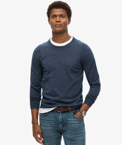 Herren Merino-pullover mit Rundhalsausschnitt - Größe: S - Superdry - Modalova